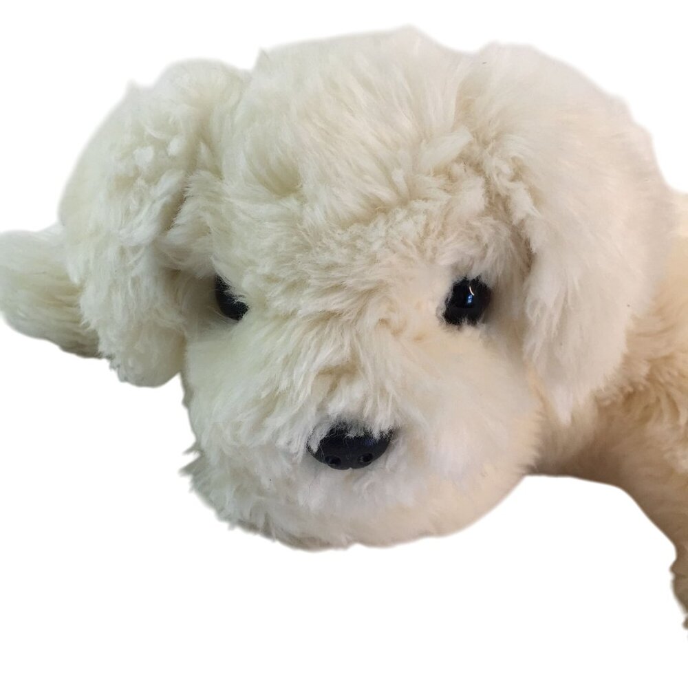 Vintage Ty Classic Honey Cream Puppy Dog Plush 14" Stuffed Animal Toy 1995 - Picture 2 of 9